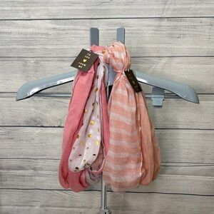 Set of two light and gauzy infinity scarves, never worn.